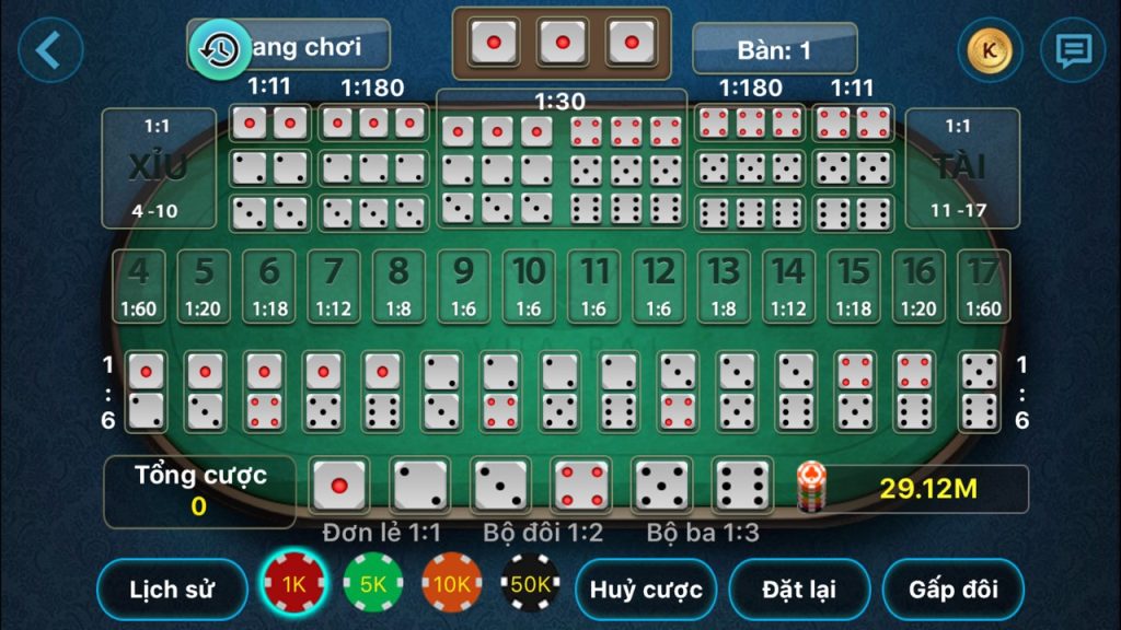 Hướng dẫn mẹo chơi game tài xỉu online thắng lớn phút mốt