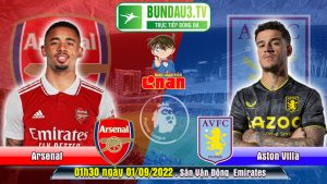 Highlight Arsenal – Aston Villa 01/09