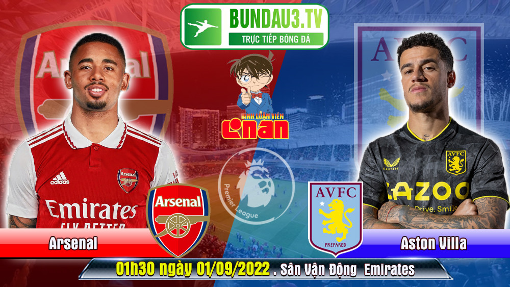 Highlight Arsenal – Aston Villa 01/09