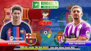 Highlight Barcelona – Real Valladolid 29/8