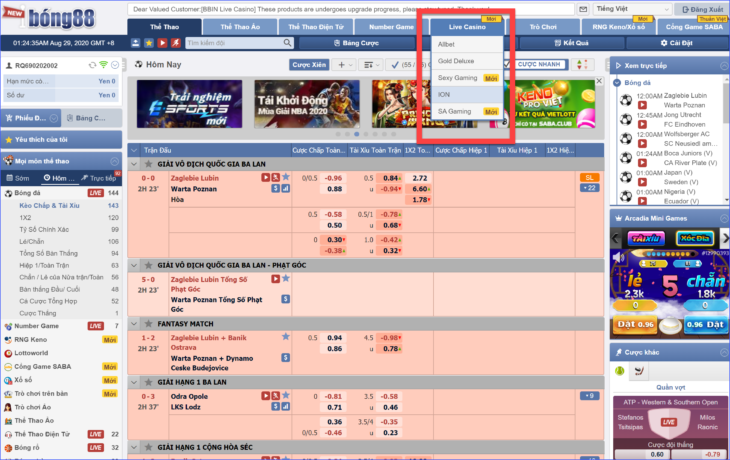 Link vào bóng88 thành viên mới nhất an toàn nhất